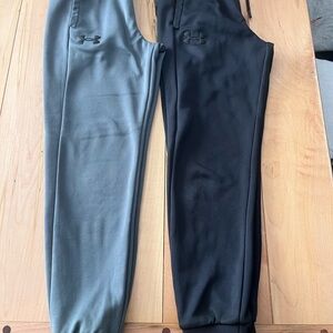Under Armour Gray and Black Joggers